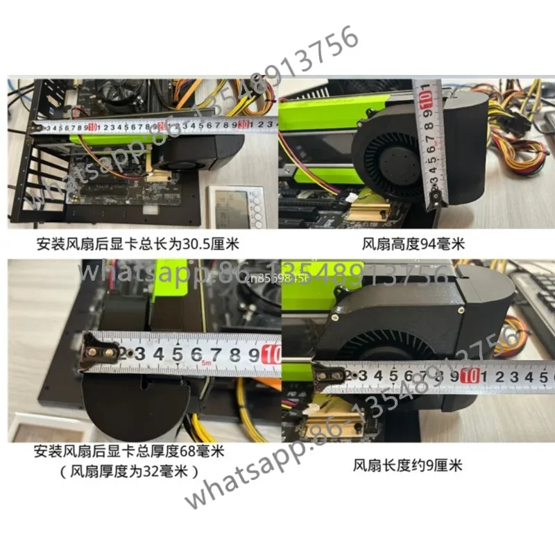 Подходит для модификации видеокарты P100 P40 M40 K80 v100, активный компонент охлаждения
Подходит для модификации видеокарты P100 P40 M40 K80 v100, активный компонент охлаждения