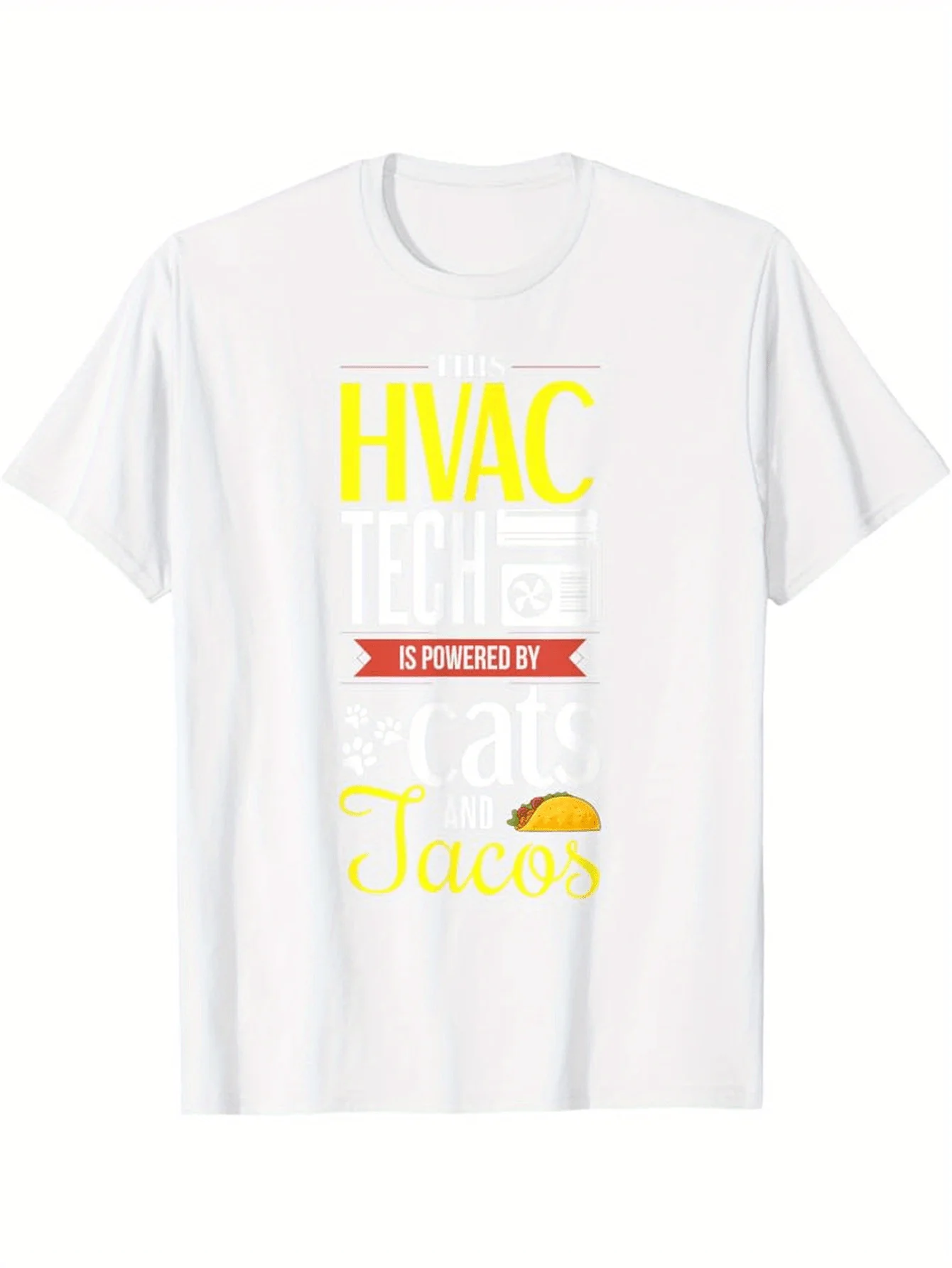 Funny HVAC Technician T-Shirt with HVAC Tech Design & Taco Graphic - Heating, Ventilation, Air Conditioning Shirt for Men
Funny HVAC Technician T-Shirt with HVAC Tech Design & Taco Graphic - Heating, Ventilation, Air Conditioning Shirt for Men