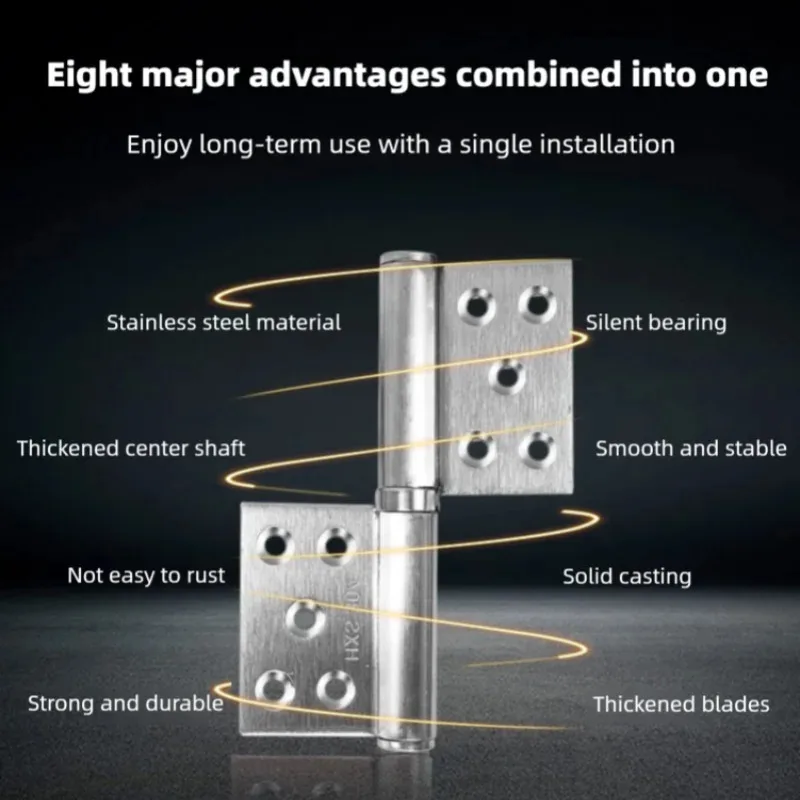 Heavy Duty Detachable Flag Door Hinge for Metal Barn Offset Gate Attachment Furniture Lock Cabinet Window
Heavy Duty Detachable Flag Door Hinge for Metal Barn Offset Gate Attachment Furniture Lock Cabinet Window