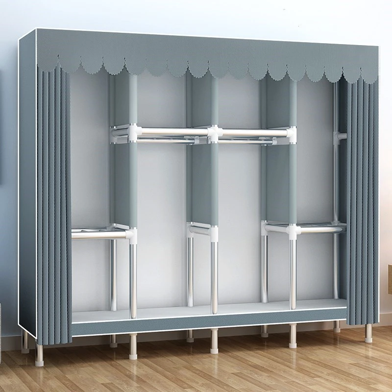 Bedroom Women Wardrobe King Size Waterproof Fabric Hotel Wardrobe Organizer Storage Display Armario Plegable Para Ropa Furniture
Bedroom Women Wardrobe King Size Waterproof Fabric Hotel Wardrobe Organizer Storage Display Armario Plegable Para Ropa Furniture