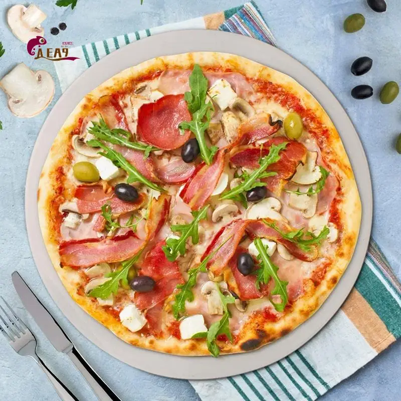 AEA9-Pizza Stone, круглый камень для пиццы для гриля и духовки, приготовления пиццы, стейка, толсто-дюймовая кордицитовая форма для пиццы, приготовления пищи и выпечки
AEA9-Pizza Stone, круглый камень для пиццы для гриля и духовки, приготовления пиццы, стейка, толсто-дюймовая кордицитовая форма для пиццы, приготовления пищи и выпечки