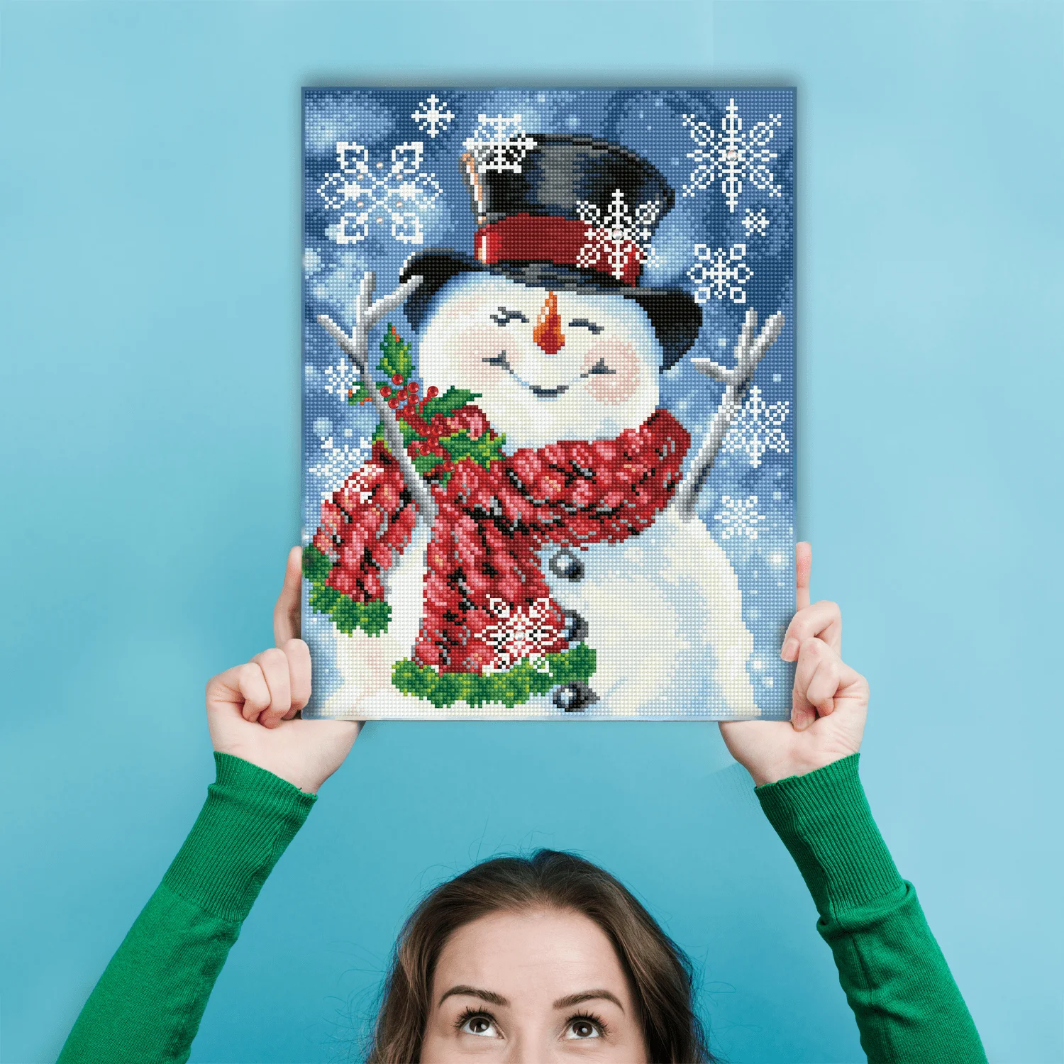 Joyful Jolly Snowman Diamond Painting Kits for Adults - Diamond Art Kits a Relaxing Creative Craft Kit with Dotz Gems 18x14
Joyful Jolly Snowman Diamond Painting Kits for Adults - Diamond Art Kits a Relaxing Creative Craft Kit with Dotz Gems 18x14