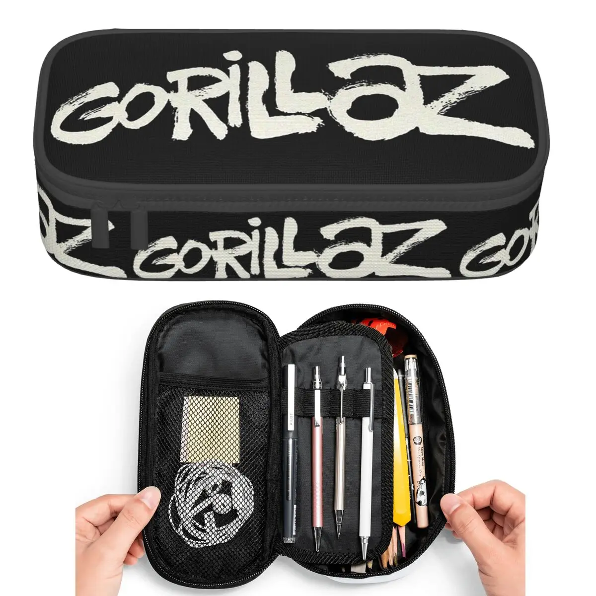 Gorillaz Symbol Pencil Cases for Student Pen Box Pencil Bag Large Capacity Pencil Pouch Pen Holder
Gorillaz Symbol Pencil Cases for Student Pen Box Pencil Bag Large Capacity Pencil Pouch Pen Holder