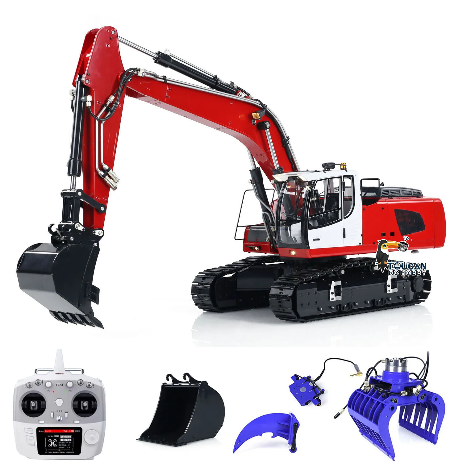 1/14 946 Hydraulic RC Excavator Wireless Controlled Construction Machine TOUCAN HOBBY Finished Earth Digger Model
1/14 946 Hydraulic RC Excavator Wireless Controlled Construction Machine TOUCAN HOBBY Finished Earth Digger Model