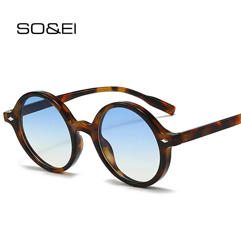 SO&EI Retro Round Sunglasses Women Fashion Gradient Shades UV400 Men Trending Punk Sun Glasses
SO&EI Retro Round Sunglasses Women Fashion Gradient Shades UV400 Men Trending Punk Sun Glasses