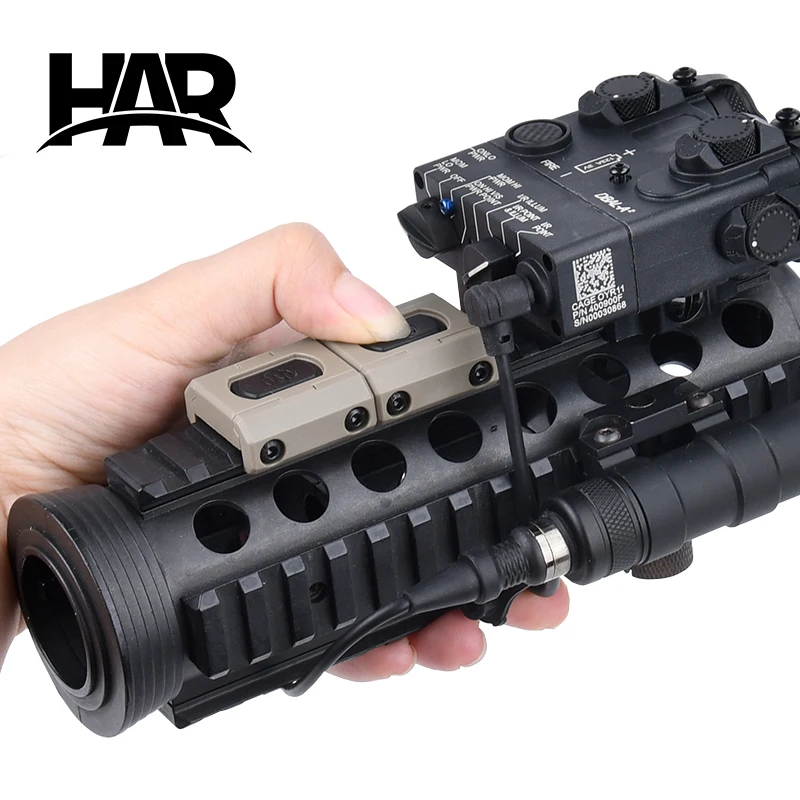 WADSN Tactical Dual Function Tail Pressure Remote Switch Crane Plug Fit PEQ15 DBAL A2 Optic 20mm Rail M600 Light Outdoor Gear
WADSN Tactical Dual Function Tail Pressure Remote Switch Crane Plug Fit PEQ15 DBAL A2 Optic 20mm Rail M600 Light Outdoor Gear