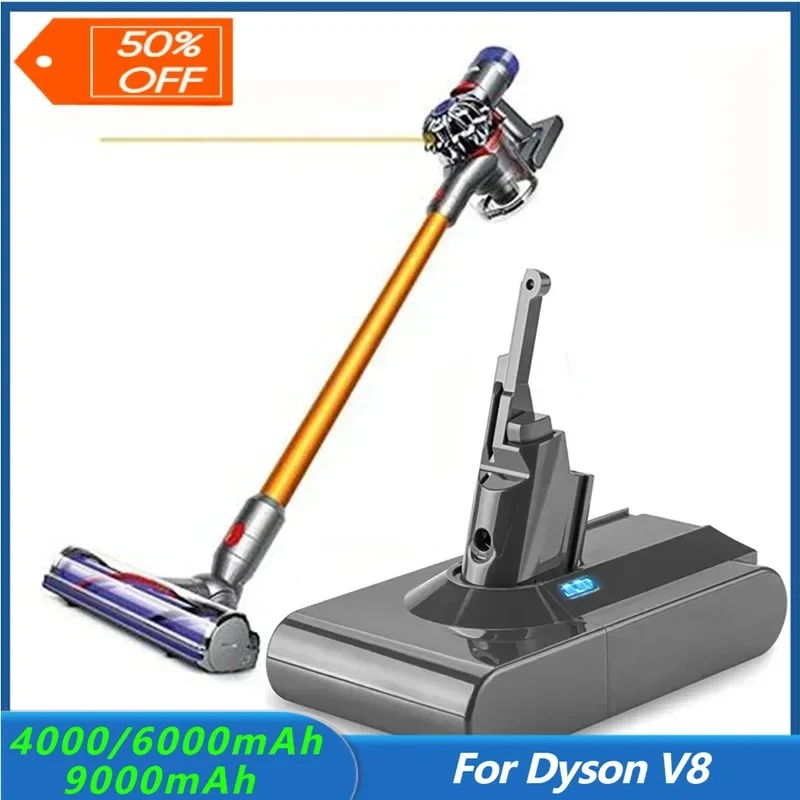 New for Dyson V8 Absolute Fluffy 4000mAh/6000mAh/9000mAh 21.6V for Dyson V8 Rechargeable Battery Handheld Vacuum Cleaner Sweeper 
New for Dyson V8 Absolute Fluffy 4000mAh/6000mAh/9000mAh 21.6V for Dyson V8 Rechargeable Battery Handheld Vacuum Cleaner Sweeper