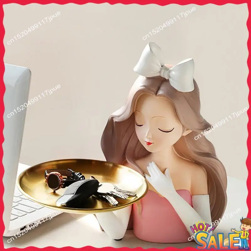 BOFO Girl Statue Home Decor Vase Resin Model Storage Tray Living Room Flower Vases Craft Living Room Decoration Easy To Use 29X2
BOFO Girl Statue Home Decor Vase Resin Model Storage Tray Living Room Flower Vases Craft Living Room Decoration Easy To Use 29X2