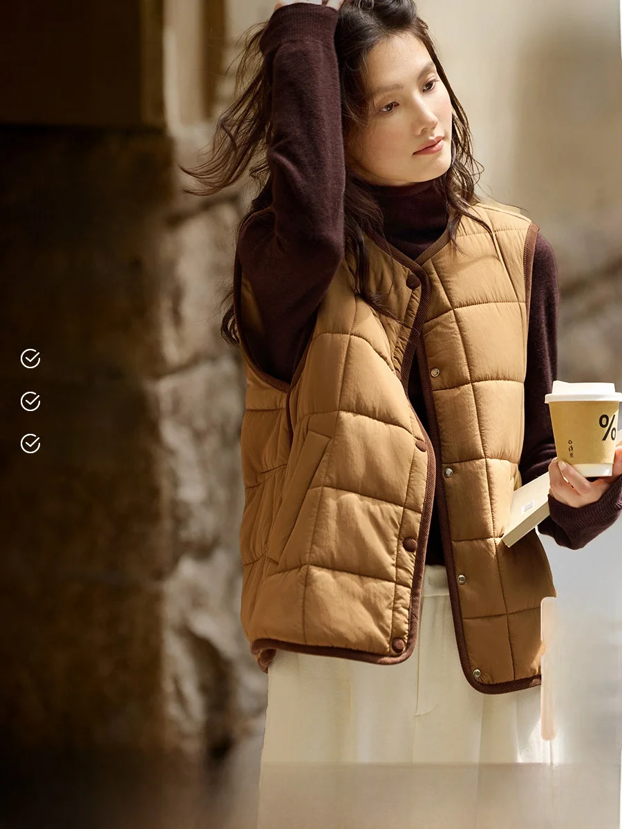 XWI Casual Sle Color Blo Cotton Vest Women's Autumn Winter New Warm Slim Fit Svel Cotton Jaet Outerwear
XWI Casual Sle Color Blo Cotton Vest Women's Autumn Winter New Warm Slim Fit Svel Cotton Jaet Outerwear