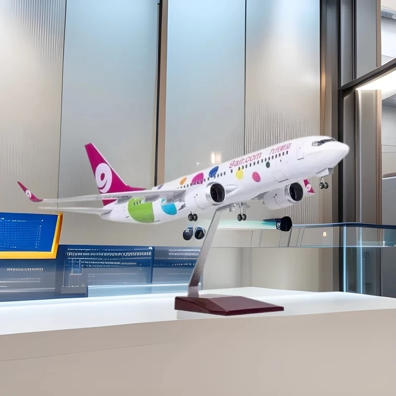 47Scale airplane kids toys B737-800 9air com Plane Model Resin Collection Plane With Wheels & Led Light Aviation Enthusiast
47Scale airplane kids toys B737-800 9air com Plane Model Resin Collection Plane With Wheels & Led Light Aviation Enthusiast