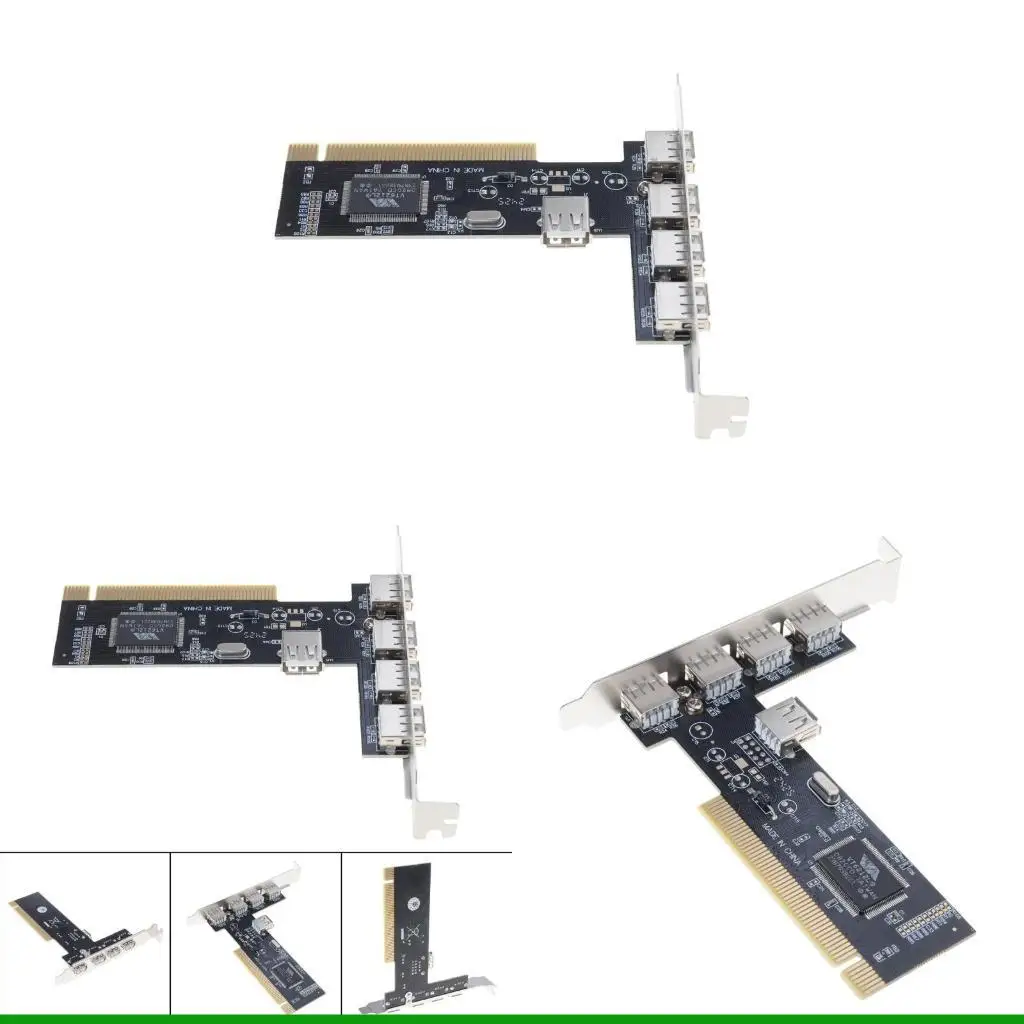 U55C 4 Port PCI USB Controller Internal Expansion Card PCI to USB 2.0 Via Hub Adapter
U55C 4 Port PCI USB Controller Internal Expansion Card PCI to USB 2.0 Via Hub Adapter