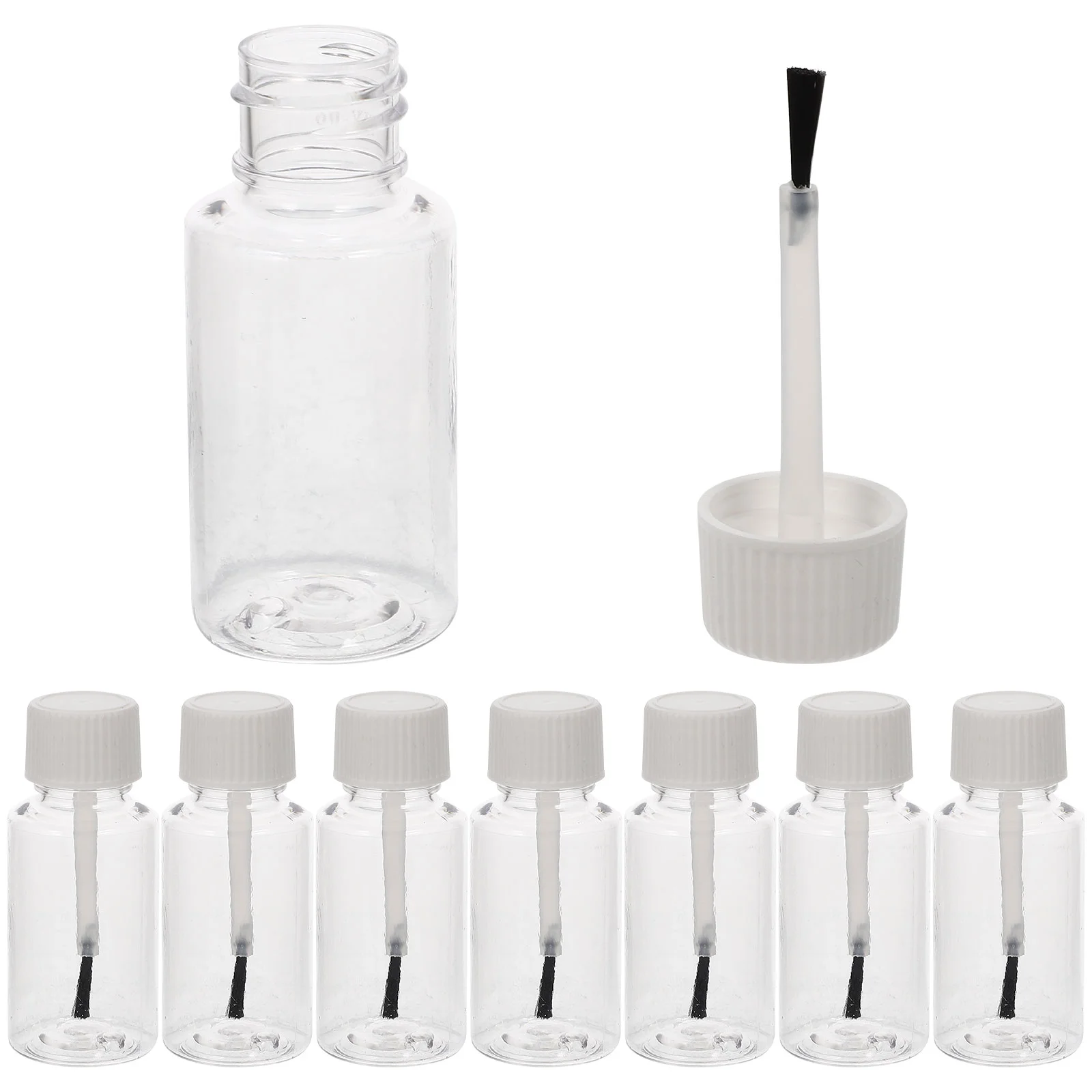 8 Pcs Empty Nail Varnish Bottle Polish Gel Gels Holder Portable White The Pet Brush Design
8 Pcs Empty Nail Varnish Bottle Polish Gel Gels Holder Portable White The Pet Brush Design
