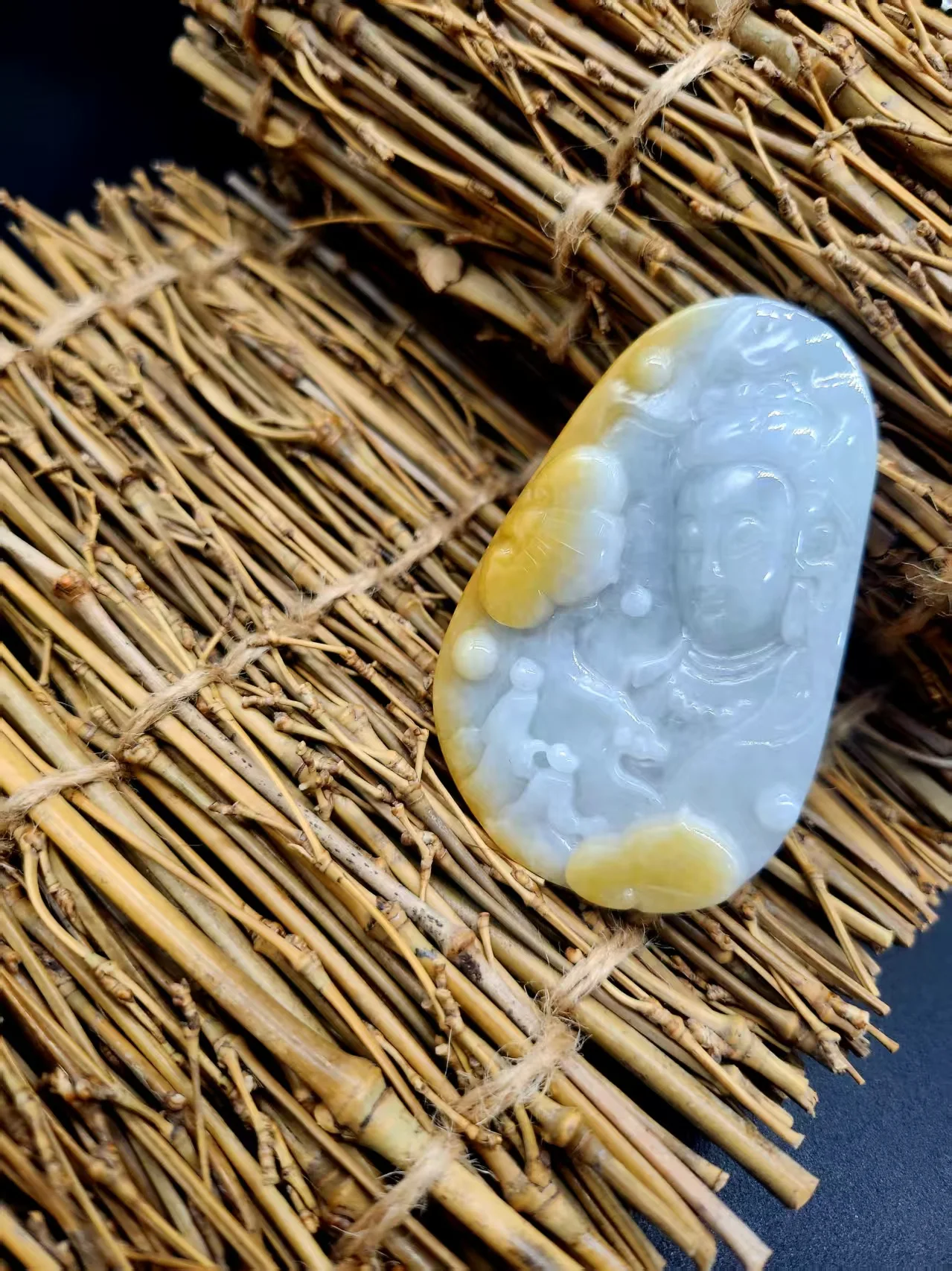 Master Design Yellow Jade Guanyin Pendant Natural Yellow Jade Kwan-Yin Sculpture|Hand-Carved Jadeite Guanyin Amulet Fashion Jade
Master Design Yellow Jade Guanyin Pendant Natural Yellow Jade Kwan-Yin Sculpture|Hand-Carved Jadeite Guanyin Amulet Fashion Jade