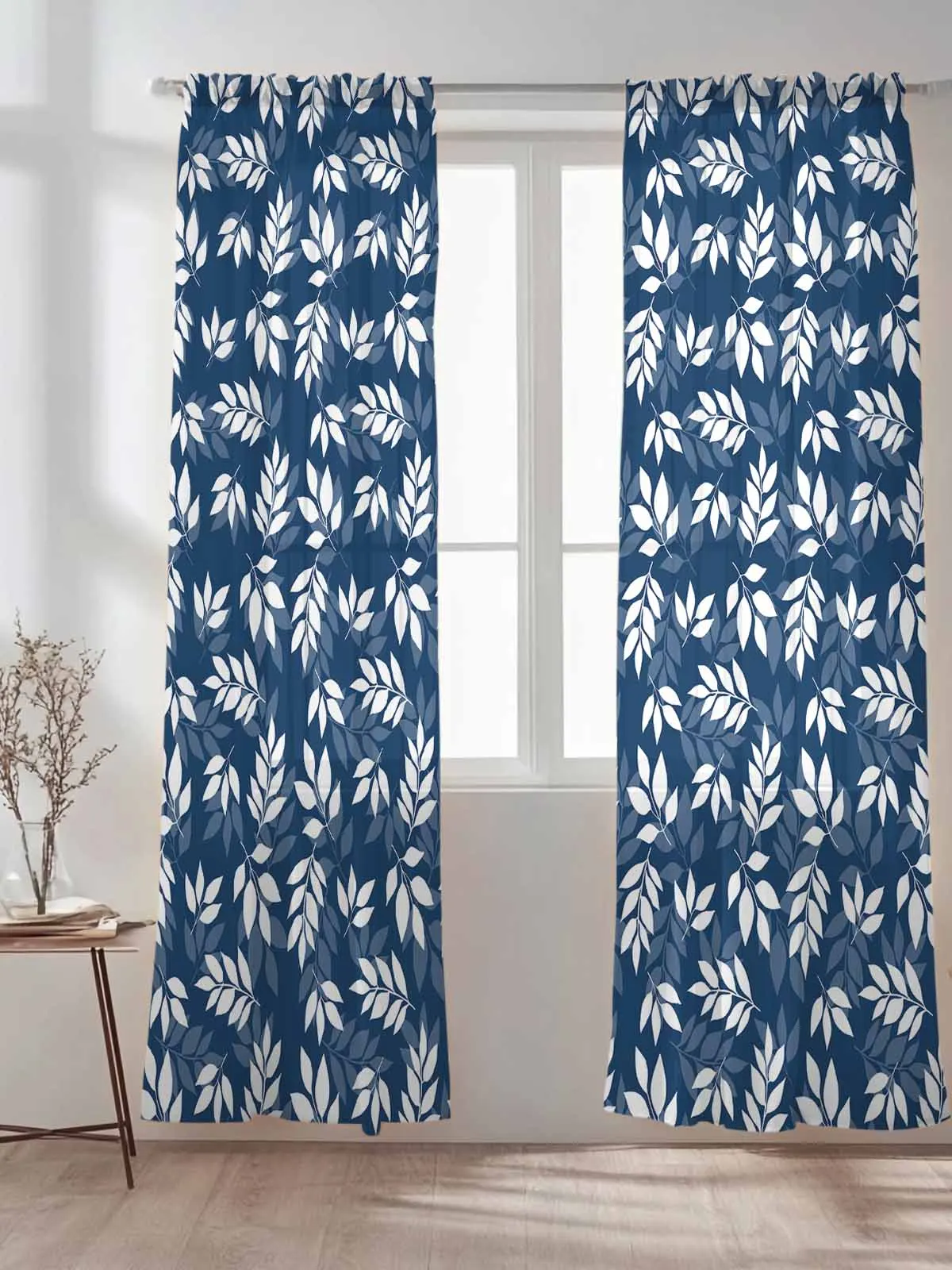 Spring Pastoral Leaves Voile Sheer Window Drapes Curtains for Bedroom Living Room
Spring Pastoral Leaves Voile Sheer Window Drapes Curtains for Bedroom Living Room