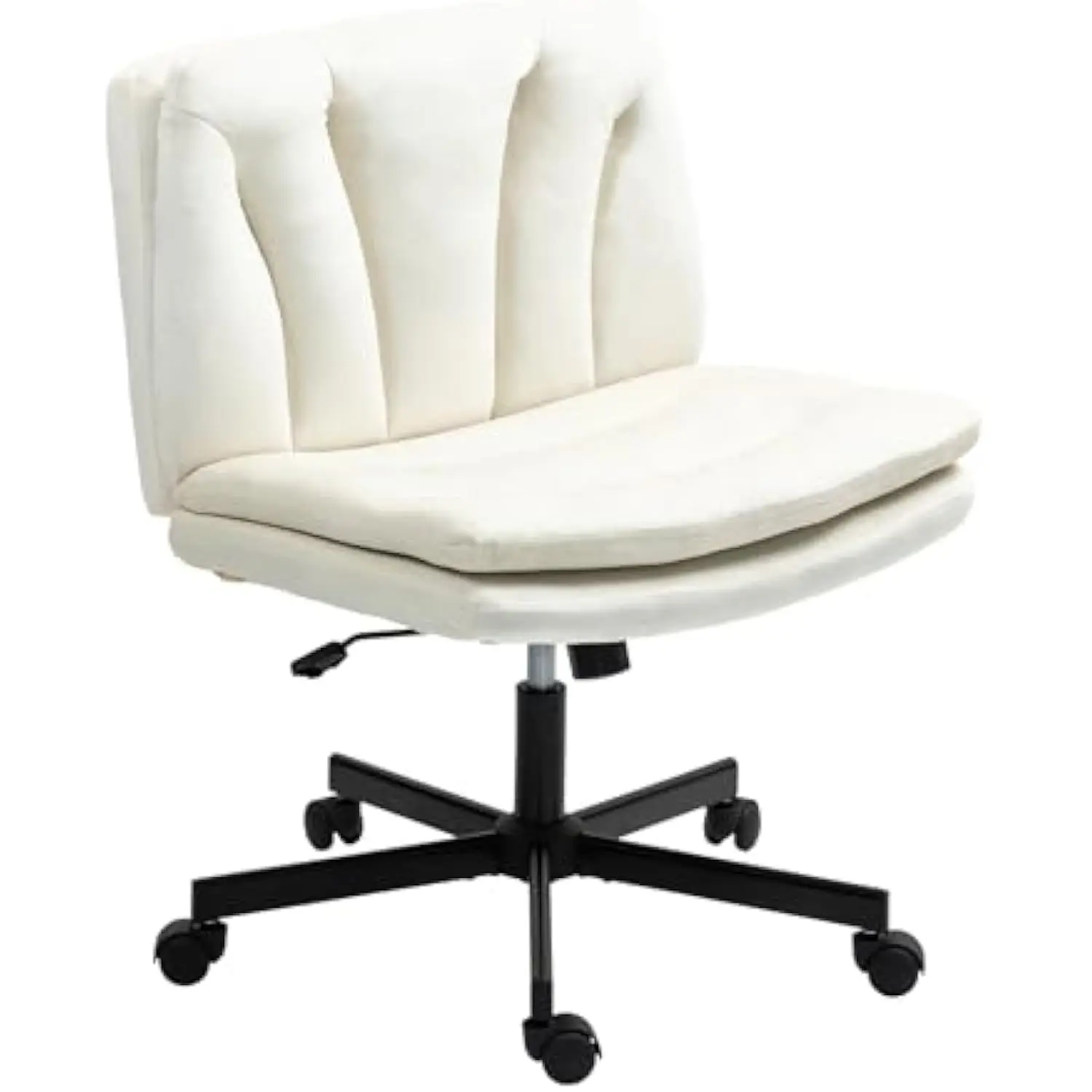 Criss Cross Chair with Wheels, Home Office Chair, Armless Cross Legged Wide Comfy Desk Seat, Adjustable Swivel Rolling Ergonomi
Criss Cross Chair with Wheels, Home Office Chair, Armless Cross Legged Wide Comfy Desk Seat, Adjustable Swivel Rolling Ergonomi