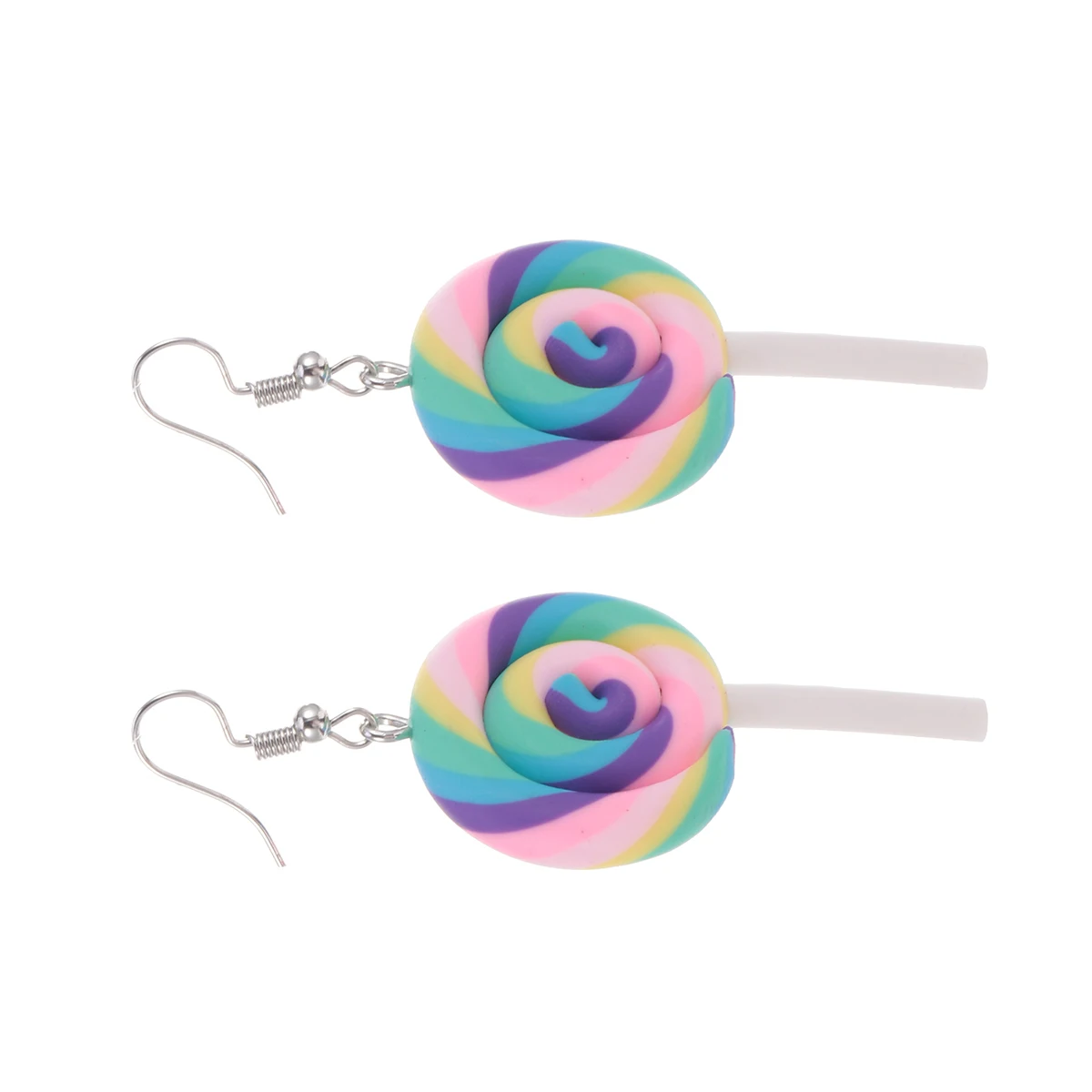 4Pcs Lollipop Polymer Clay Earrings Women Unique Lightweight Durable Gifts Party Jewelry Ear Decorations Lollipop Earrings
4Pcs Lollipop Polymer Clay Earrings Women Unique Lightweight Durable Gifts Party Jewelry Ear Decorations Lollipop Earrings