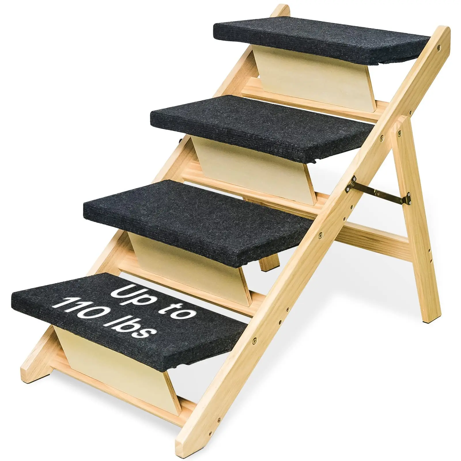 Adjustable Senior Dog Steps Pet Stairs Solid Wood Ramp for Dogs for Car Sofa Bed for Medium Large Breeds
Adjustable Senior Dog Steps Pet Stairs Solid Wood Ramp for Dogs for Car Sofa Bed for Medium Large Breeds