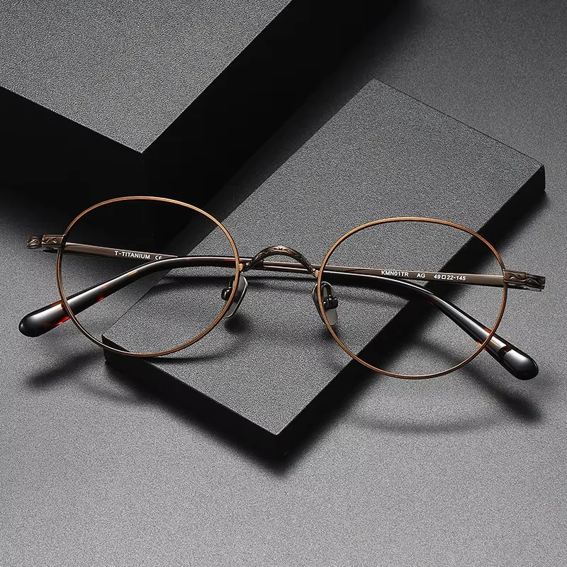 High quality Pure Titanium Glasses Frame Men women Retro Round New Brand Design Eyewear Eyeglasses Frames Ultralight spectacles
High quality Pure Titanium Glasses Frame Men women Retro Round New Brand Design Eyewear Eyeglasses Frames Ultralight spectacles