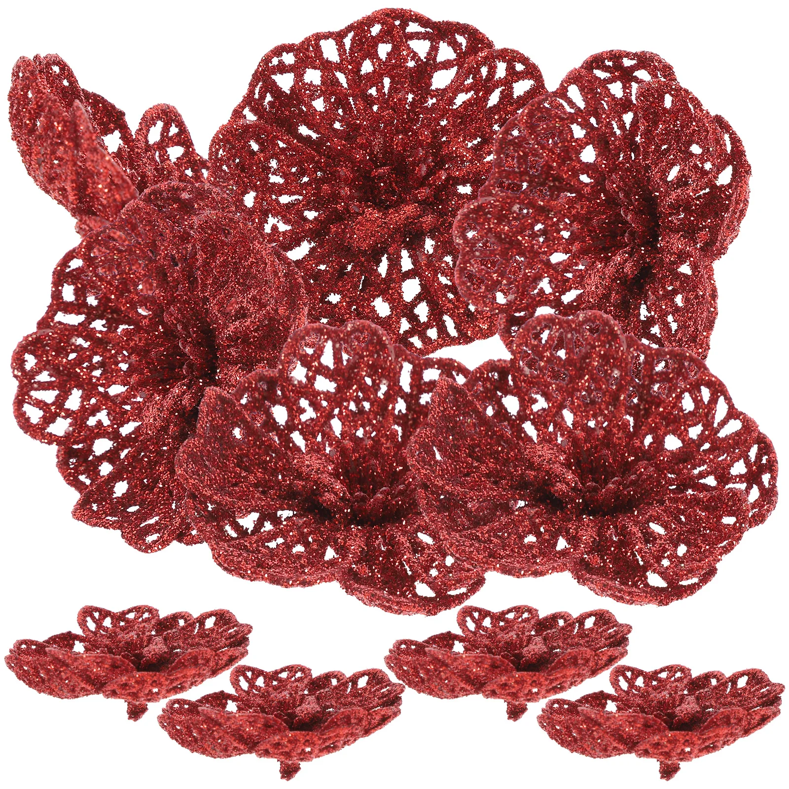 10 Pcs Christmas Wicker Flower Decor Faux Flowers Small Christms Tree Decorations Lattice Pe Artificial
10 Pcs Christmas Wicker Flower Decor Faux Flowers Small Christms Tree Decorations Lattice Pe Artificial