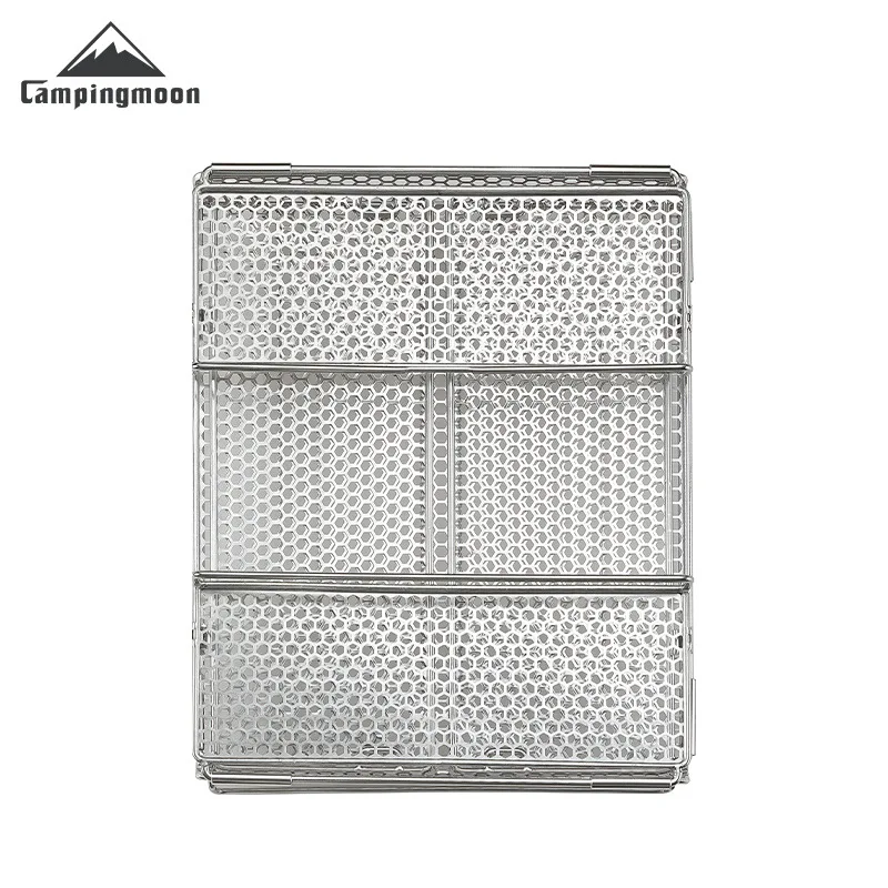 CAMPINGMOON CK-24SF Outdoor IGT Table Unit Combination Multi functional Water Filter Basket Stainless Steel Storage Cage
CAMPINGMOON CK-24SF Outdoor IGT Table Unit Combination Multi functional Water Filter Basket Stainless Steel Storage Cage