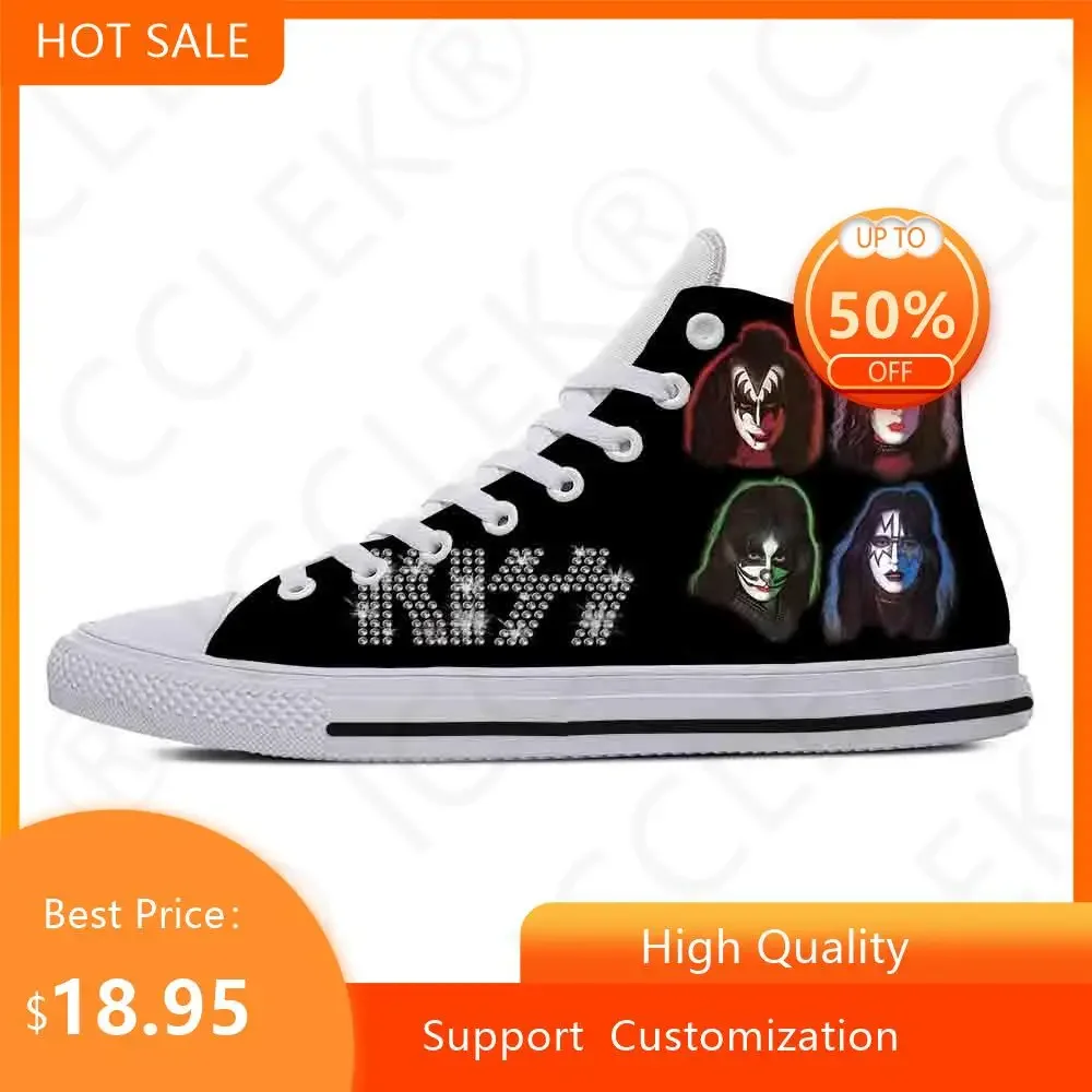 Heavy Metal Rock Band Music Singer Kiss Fashion Casual Cloth Shoes High Top Lightweight Breathable 3D Print Men Women Sneakers
Heavy Metal Rock Band Music Singer Kiss Fashion Casual Cloth Shoes High Top Lightweight Breathable 3D Print Men Women Sneakers