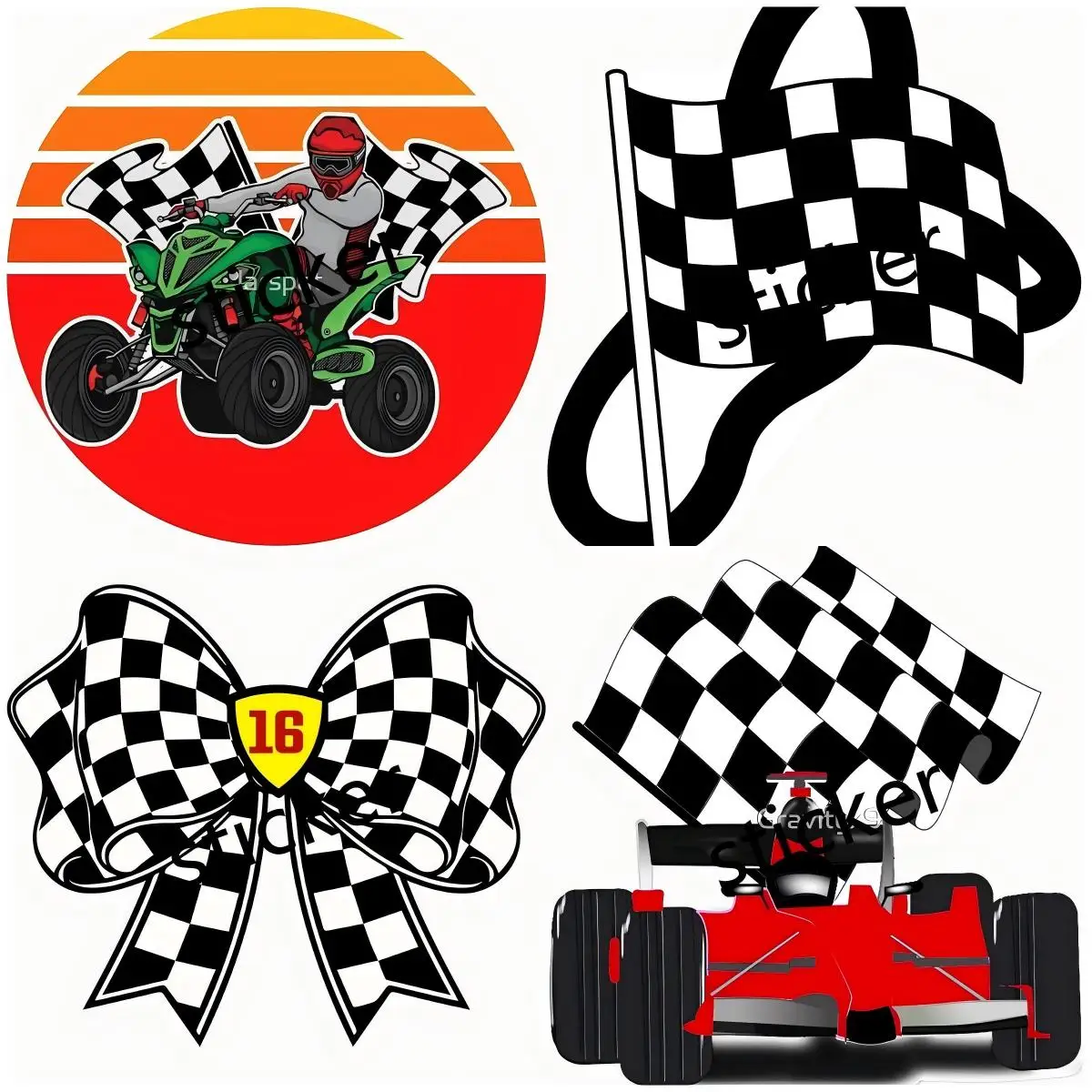 Checkered Flag Stickers Off Road 4x4 Interior Decals Waterproof Anime Scratch-proof Car Styling JDM Decoration
Checkered Flag Stickers Off Road 4x4 Interior Decals Waterproof Anime Scratch-proof Car Styling JDM Decoration