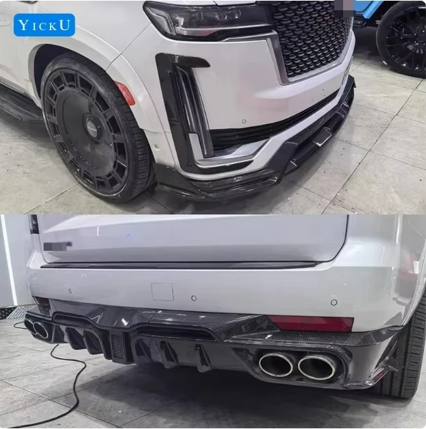 High Quality Carbon Fiber Auto Part forCadillac Escalade 2021+ Upgrade MSY Style Body Kit Wheel Eyebrow Front Lip Side Skirt
High Quality Carbon Fiber Auto Part forCadillac Escalade 2021+ Upgrade MSY Style Body Kit Wheel Eyebrow Front Lip Side Skirt