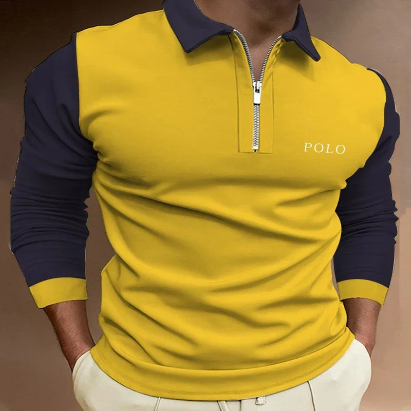 Line Simple 3D Print Polo Zipper Long Sleeve Shirt for Men Button Down Fashion Shirt
Line Simple 3D Print Polo Zipper Long Sleeve Shirt for Men Button Down Fashion Shirt