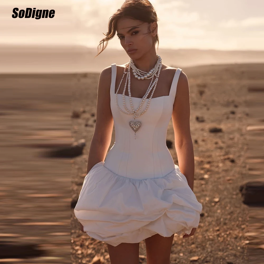 SoDigne A-line Short Wedding Dresses Sleeveless Bridal Dress Mini Satin Simple 2026 Bride Gown vestidos de novia Customized
SoDigne A-line Short Wedding Dresses Sleeveless Bridal Dress Mini Satin Simple 2026 Bride Gown vestidos de novia Customized