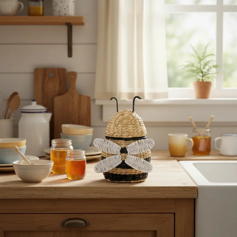 Eco-Friendly Bee Shaped Water Hyacinth Basket For Home DéCor And Kids' Toy Baby SISU Storage Solution
Eco-Friendly Bee Shaped Water Hyacinth Basket For Home DéCor And Kids' Toy Baby SISU Storage Solution