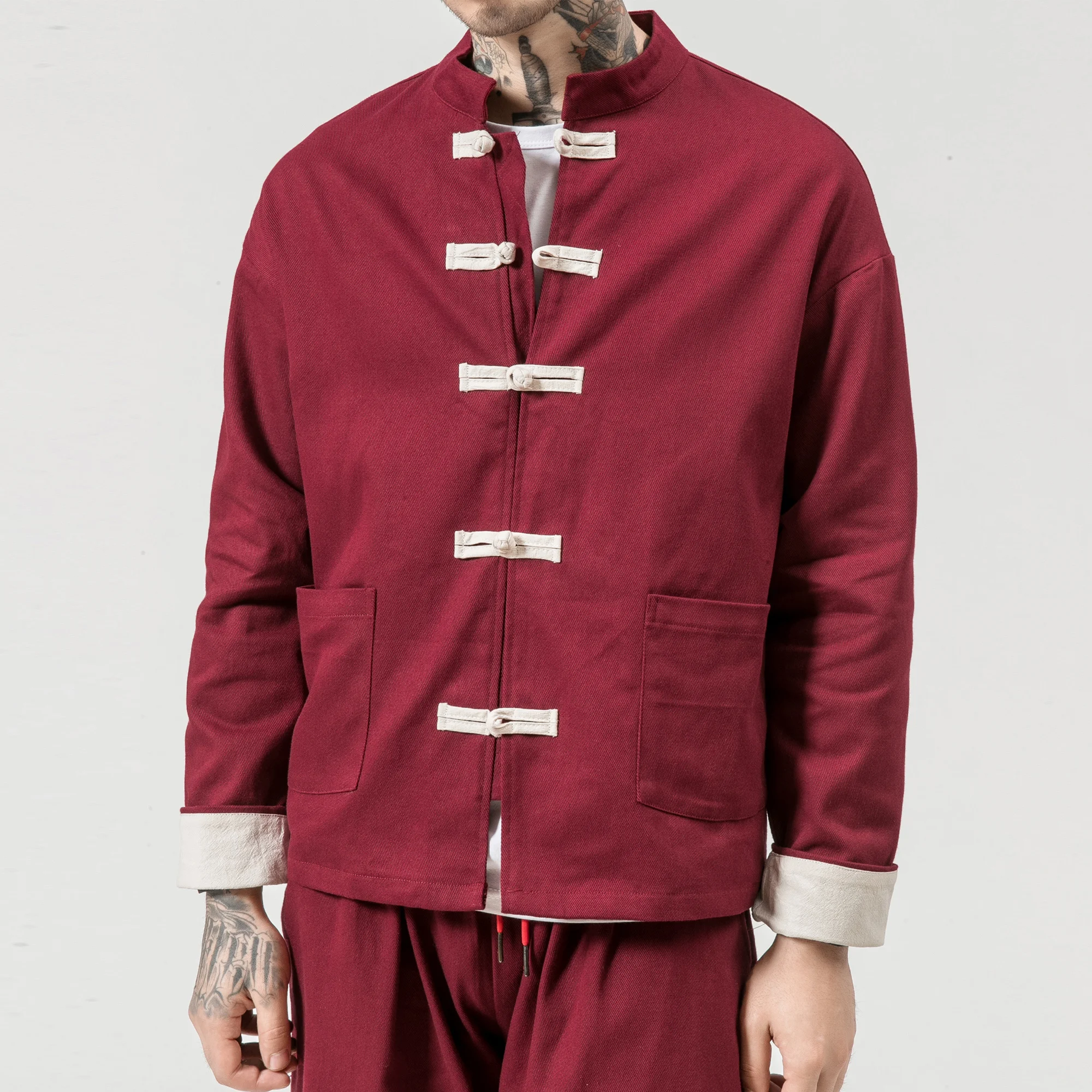 Chinese Traditional Dress Plus Size Wu Dang Hanfu Men Tai Chi Casual Jacket Harajuku Long Sleeve Coats Oversize Tang Suit Top
Chinese Traditional Dress Plus Size Wu Dang Hanfu Men Tai Chi Casual Jacket Harajuku Long Sleeve Coats Oversize Tang Suit Top