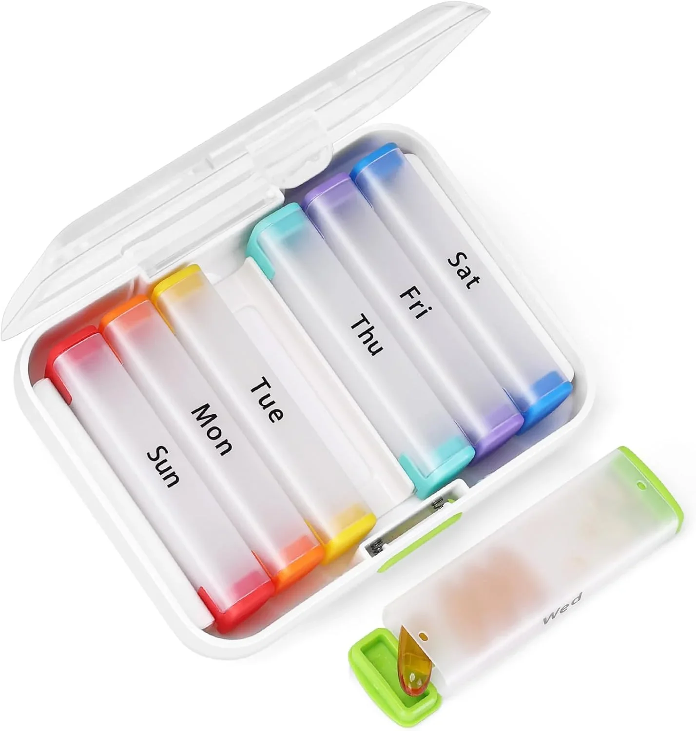 New Weekly Portable Travel Pill Cases Box 7 Days Organizer 14 Grids Pills Container Storage Tablets Vitamins Medicine Fish Oils
New Weekly Portable Travel Pill Cases Box 7 Days Organizer 14 Grids Pills Container Storage Tablets Vitamins Medicine Fish Oils