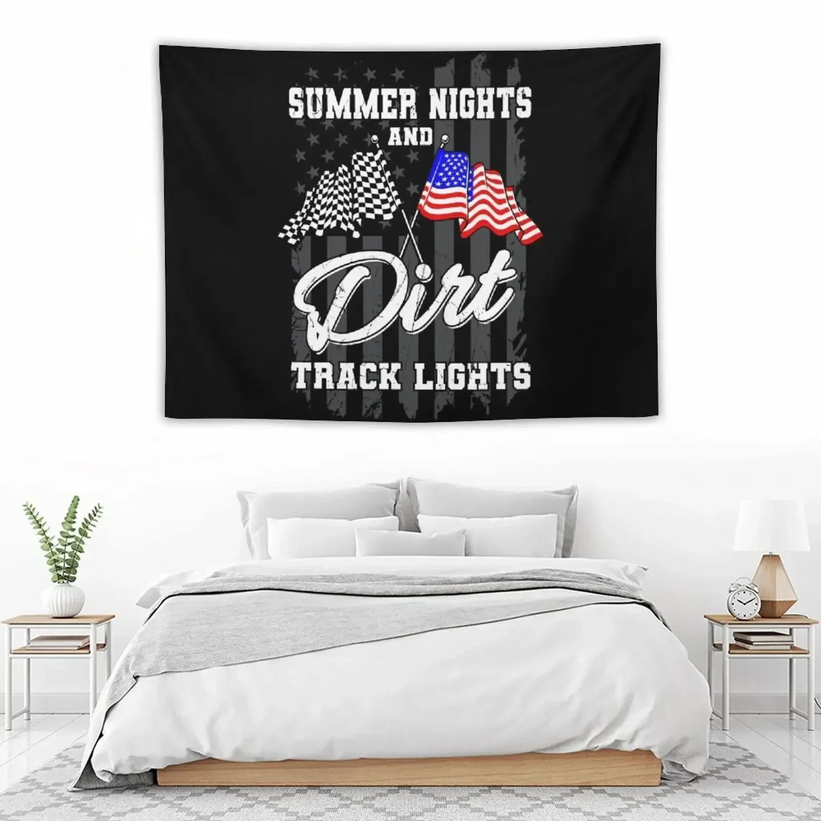 Summer Nights Dirt Track Lights Racing Tapestry Decorative Wall Murals Carpet On The Wall Tapestry
Summer Nights Dirt Track Lights Racing Tapestry Decorative Wall Murals Carpet On The Wall Tapestry