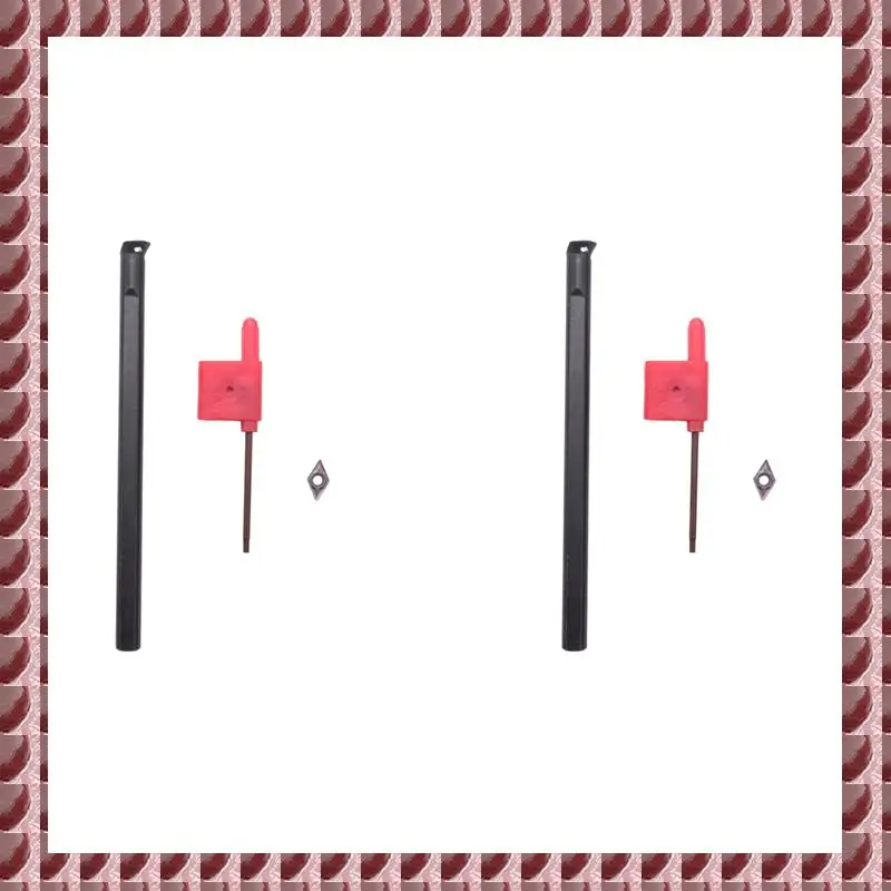 A95G 2X держатель токарного инструмента S08K-SDUCR07 Внутреннее расточное оправка + вставки 95 градусов DCMT0702 Правый токарный станок с ЧПУ Токарный инструмент
A95G 2X держатель токарного инструмента S08K-SDUCR07 Внутреннее расточное оправка + вставки 95 градусов DCMT0702 Правый токарный станок с ЧПУ Токарный инструмент