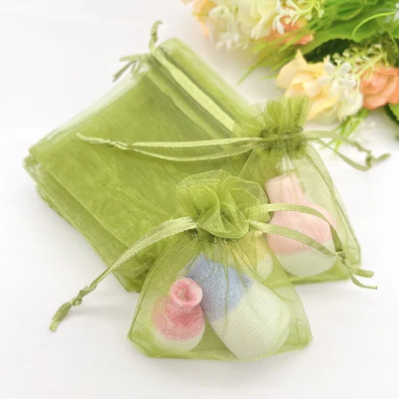 Little Pouch Army Green Gift Bag, Jewelry Drawstring Storage Bags, Mesh Pouch, Wed Packaging, 100Pcs
Little Pouch Army Green Gift Bag, Jewelry Drawstring Storage Bags, Mesh Pouch, Wed Packaging, 100Pcs