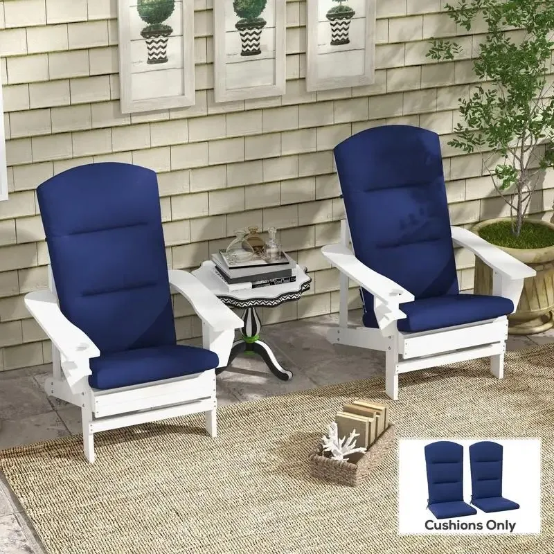 Outdoor Chair Cushions for Chair, Replacement Cushions with Ties, Seat & Back Cushion, Blue
Outdoor Chair Cushions for Chair, Replacement Cushions with Ties, Seat & Back Cushion, Blue