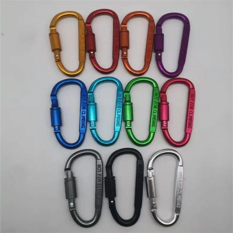 8cm Lock Flattened D-type Mountaineering Buckle Color Long Nut Multi Functional Aluminum Alloy Outdoor Quick Hanging Buckle
8cm Lock Flattened D-type Mountaineering Buckle Color Long Nut Multi Functional Aluminum Alloy Outdoor Quick Hanging Buckle