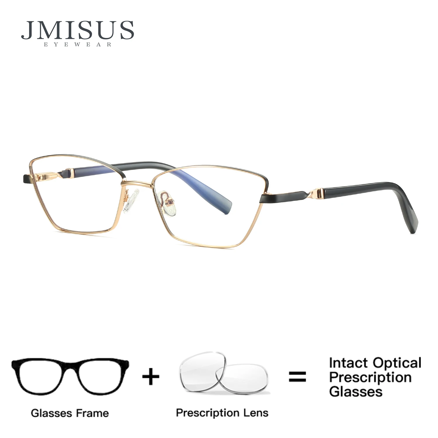 JMISUS Fashion Women's Small Butterfly Prescription Eyeglasses Metal Square Frame With Myopia Glasses Correction Colors
JMISUS Fashion Women's Small Butterfly Prescription Eyeglasses Metal Square Frame With Myopia Glasses Correction Colors