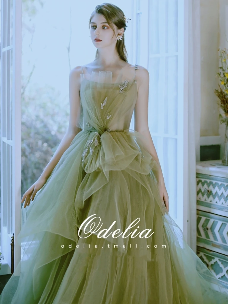 Green Celebrity Dresses Sleeveless Spaghetti Strap Tulle Fairy Applique Floor Length Beading Women Evening Party Ball Gowns New
Green Celebrity Dresses Sleeveless Spaghetti Strap Tulle Fairy Applique Floor Length Beading Women Evening Party Ball Gowns New