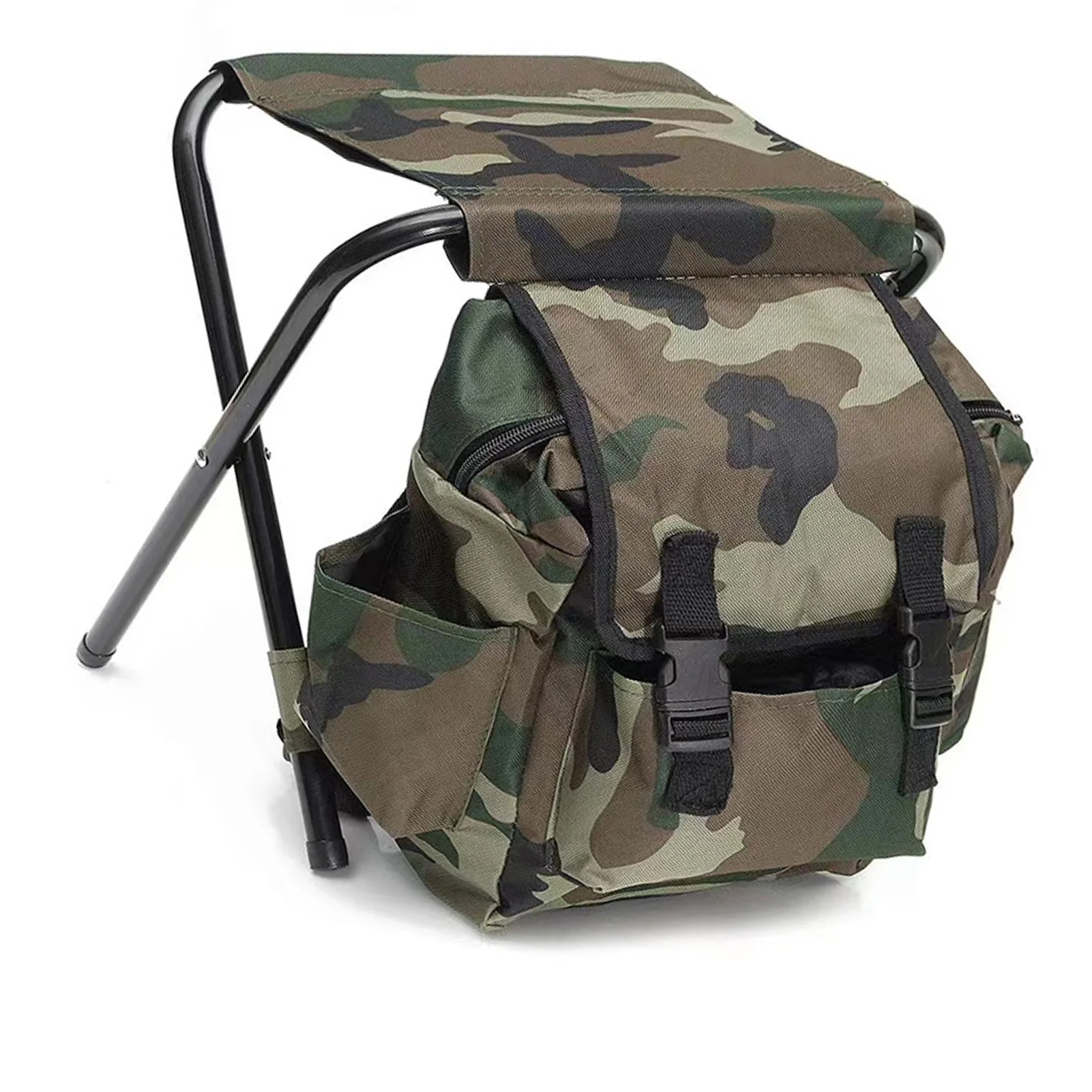 Folding Backpack Chair with 600D Oxford Cloth and Reinforced Steel Frame, Ideal for Outdoor Adventures like Camping and Fishing
Folding Backpack Chair with 600D Oxford Cloth and Reinforced Steel Frame, Ideal for Outdoor Adventures like Camping and Fishing