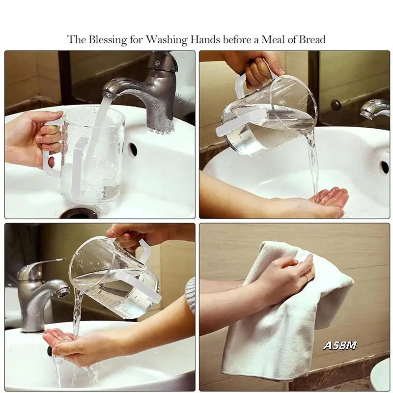 3X Hand Washing Cup With Dual Handles Acrylic Washing Cup For Netilat Yadayimnegel Vasser Wash Cup Handles White
3X Hand Washing Cup With Dual Handles Acrylic Washing Cup For Netilat Yadayimnegel Vasser Wash Cup Handles White