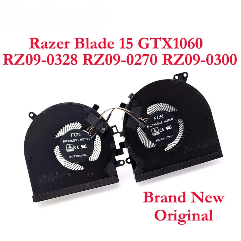 Brand New Original CPU Cooling Fan GPU Cooler Fan for Razer Blade 15 GTX1060 RZ09-027 RZ09-0270 RZ09-0300 RZ09-0328
Brand New Original CPU Cooling Fan GPU Cooler Fan for Razer Blade 15 GTX1060 RZ09-027 RZ09-0270 RZ09-0300 RZ09-0328