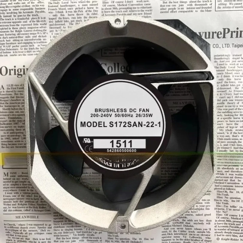 High Speed Axial Cooling Fan 17CM Air Vent Fan For Cabinet Inverter Industrial Control Device (ws004)
High Speed Axial Cooling Fan 17CM Air Vent Fan For Cabinet Inverter Industrial Control Device (ws004)
