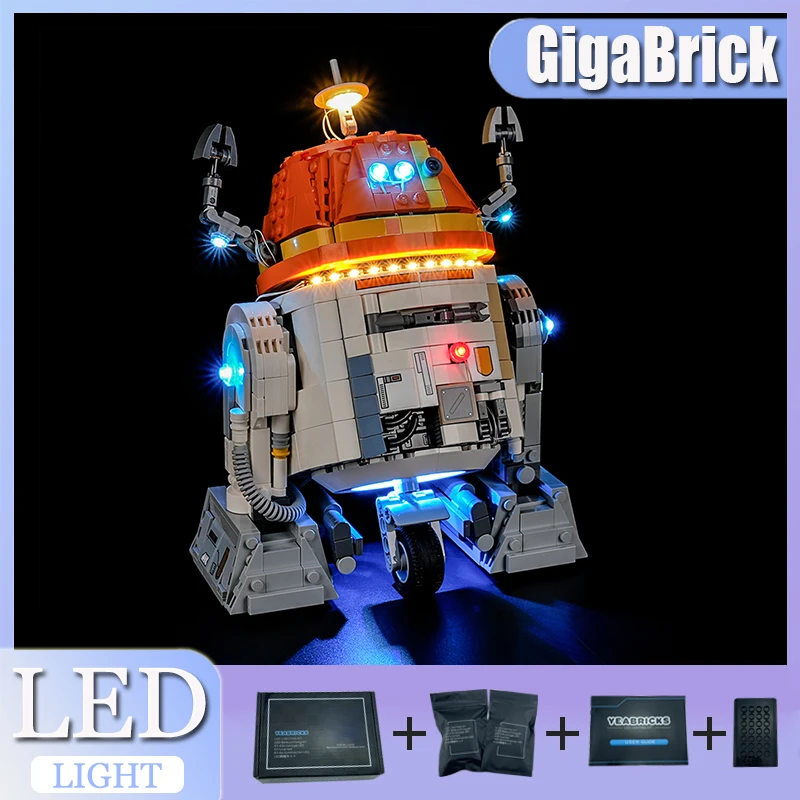 DIY LED Light Kit For LEGO 75416 (C1-10P) robot (Only LED Light,Without Blocks Model)
DIY LED Light Kit For LEGO 75416 (C1-10P) robot (Only LED Light,Without Blocks Model)