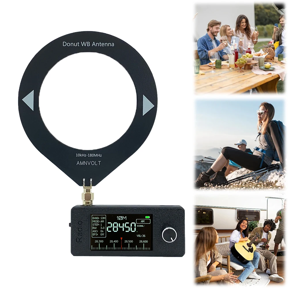 SI4732 0.5-108mhz Portable Radio LSB USB AM FM Pocket Mini Radio 1.9inch IPS Screen HF SW MW VHF Radio with Ring Antenna
SI4732 0.5-108mhz Portable Radio LSB USB AM FM Pocket Mini Radio 1.9inch IPS Screen HF SW MW VHF Radio with Ring Antenna
