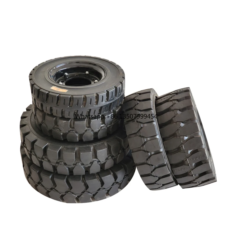 Forklift Trailer Skid Steer Loader High Lift Wheel Loader Solid Tire Industrial Tire for High Lift Wheel Loader
Forklift Trailer Skid Steer Loader High Lift Wheel Loader Solid Tire Industrial Tire for High Lift Wheel Loader