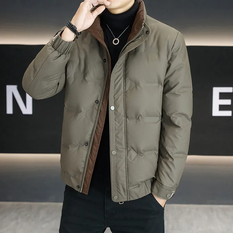 Men's Down Winter Thickened Stand Collar White Duck Down Winter Coat Men
Men's Down Winter Thickened Stand Collar White Duck Down Winter Coat Men