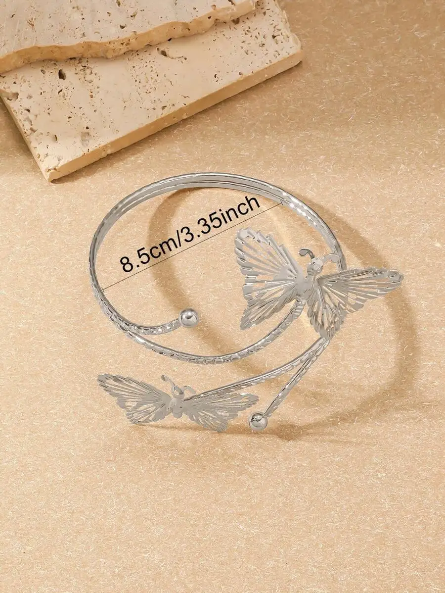 Fashion Open Butterfly Design Metal Armlet For Women
Fashion Open Butterfly Design Metal Armlet For Women