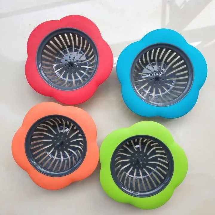 Кухонная сетка для слива раковины, силиконовый фильтр в форме цветка, слив для ванной комнаты, фильтр для волос, сливная ловушка с тонкими отверстиями, сетка для отходов, 3 шт.
Кухонная сетка для слива раковины, силиконовый фильтр в форме цветка, слив для ванной комнаты, фильтр для волос, сливная ловушка с тонкими отверстиями, сетка для отходов, 3 шт.