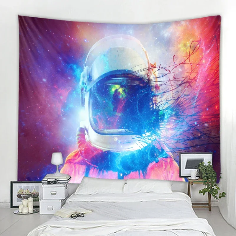 Fantasy Astronaut Backdrop Tapestries Decoration Mandala Bohemian Hippie Tapestry Wall Hanging Living Room Office Home Decor
Fantasy Astronaut Backdrop Tapestries Decoration Mandala Bohemian Hippie Tapestry Wall Hanging Living Room Office Home Decor